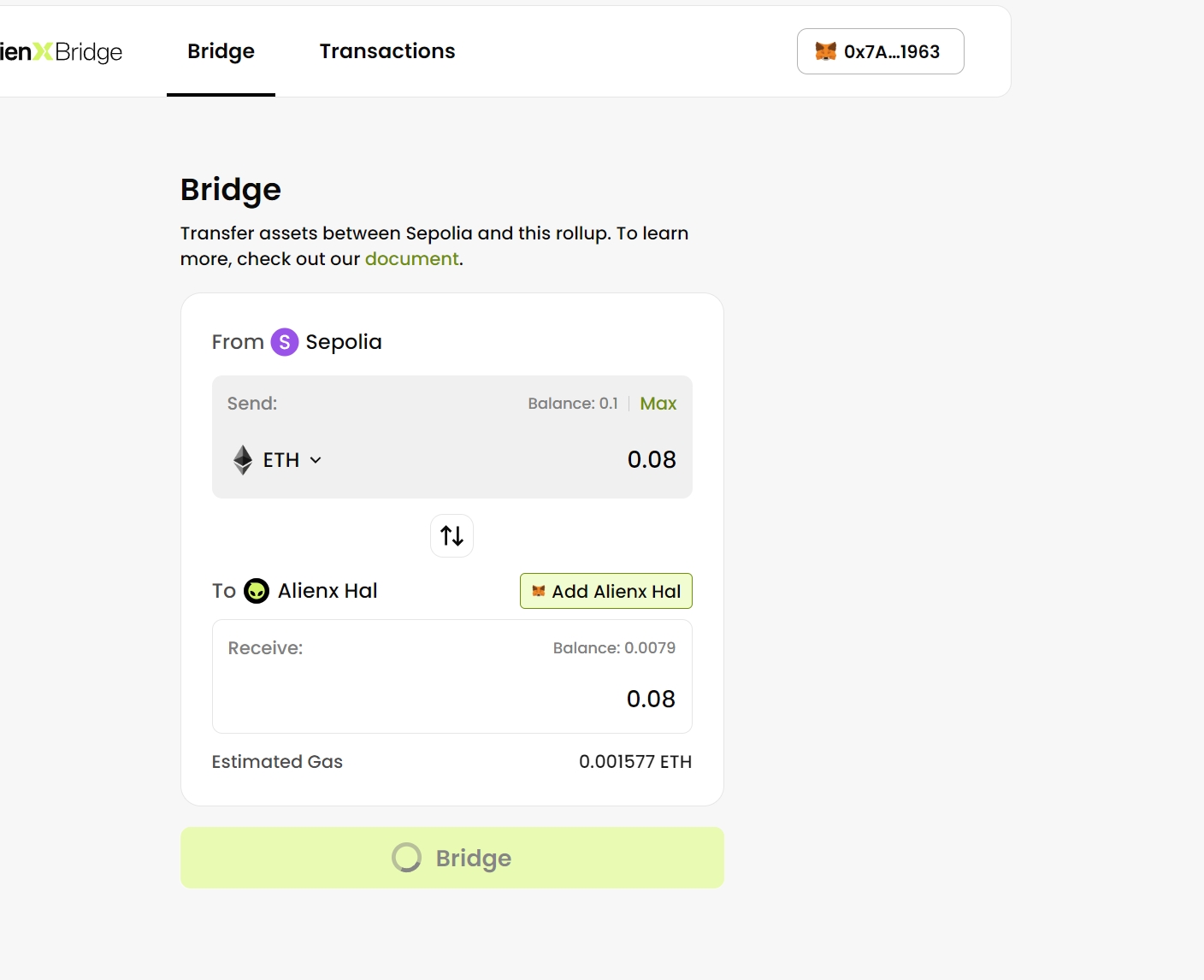 兄弟们 今天给大家分享一个0成本撸项目。ALIENXchain